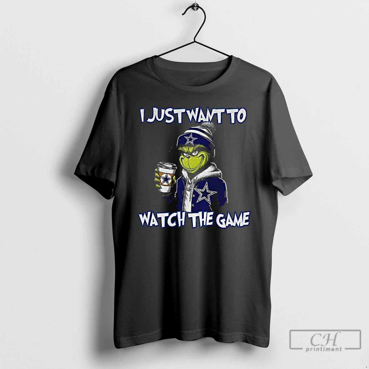 Classic Dallas Cowboys Grinch I Just Want To Watch The Game Christmas T Shirts Sweater Hoodie, Sweatshirt | InkRitualCo.com