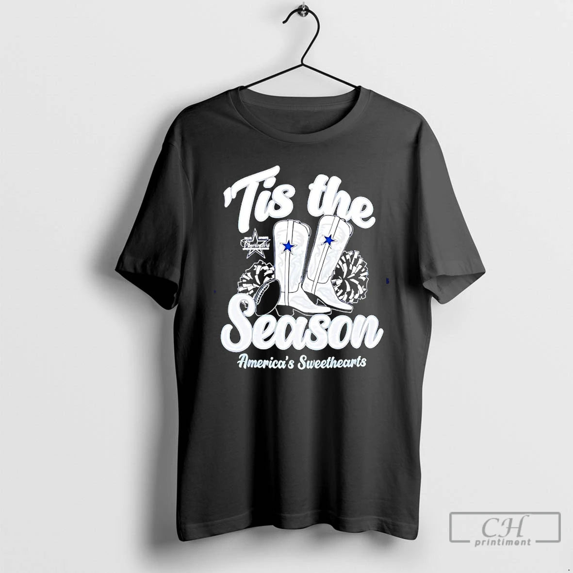 Classic Dallas Cowboys Tis The Season Boots Americas Sweethearts T-Shirts, Hoodie, Sweatshirt | InkRitualCo.com