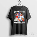 Classic Damn Right I Am A Broncos Fan Now And Forever Player Collage Christmas Tree T-Shirts, Hoodie, Sweatshirt