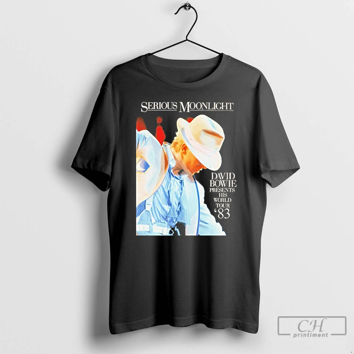 Classic David Bowie Serious Moonlight His World Tour 83 T-Shirts, Hoodie, Sweatshirt | InkRitualCo.com