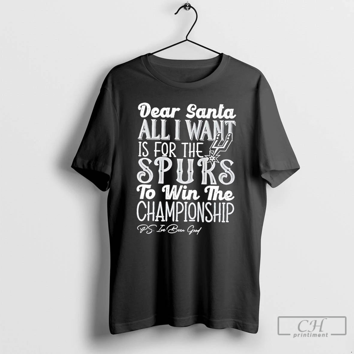 Classic Dear Santa All I Want Is For The San Antonio Spurs To Win The T-Shirts, Hoodie, Sweatshirt | InkRitualCo.com