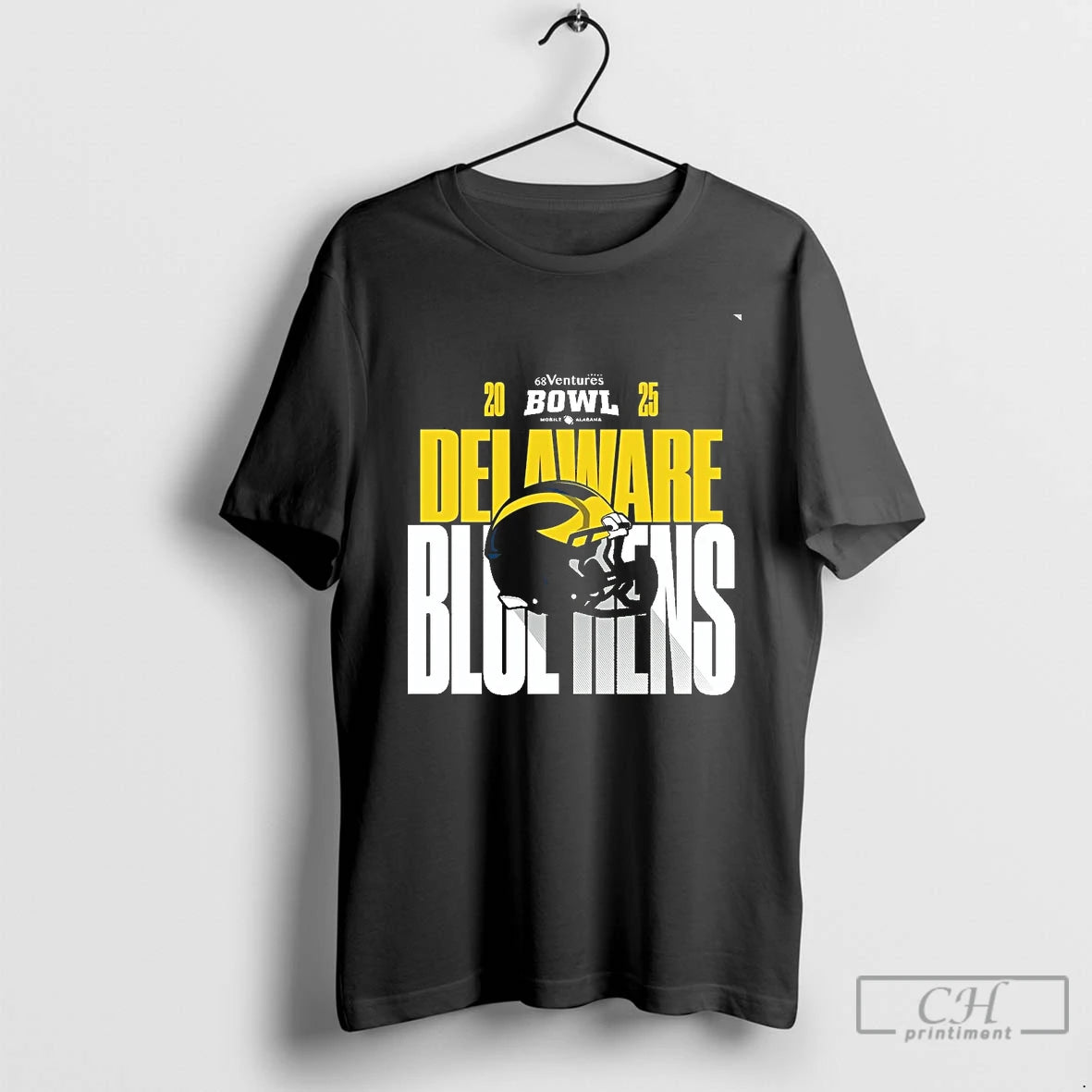 Classic Delaware Blue Hens 2025 68 Ventures Bowl Helmet Chriast T-Shirts, Hoodie, Sweatshirt | InkRitualCo.com