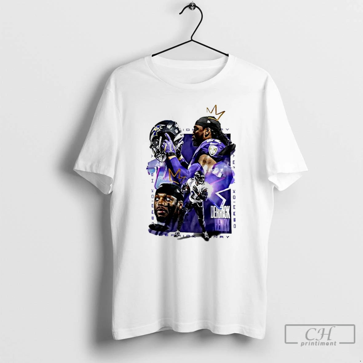 Classic Derrick Henry King Henry Baltimore Ravens Graphic T-Shirts, Hoodie, Sweatshirt | InkRitualCo.com