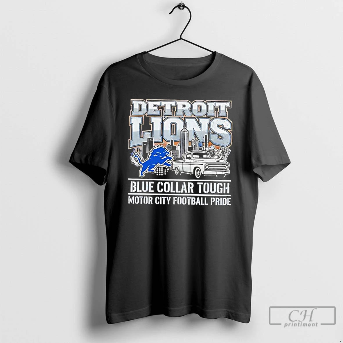 Classic Detroit Lions Blue Collar Tough Motor City Football Pride T-Shirts, Hoodie, Sweatshirt | InkRitualCo.com