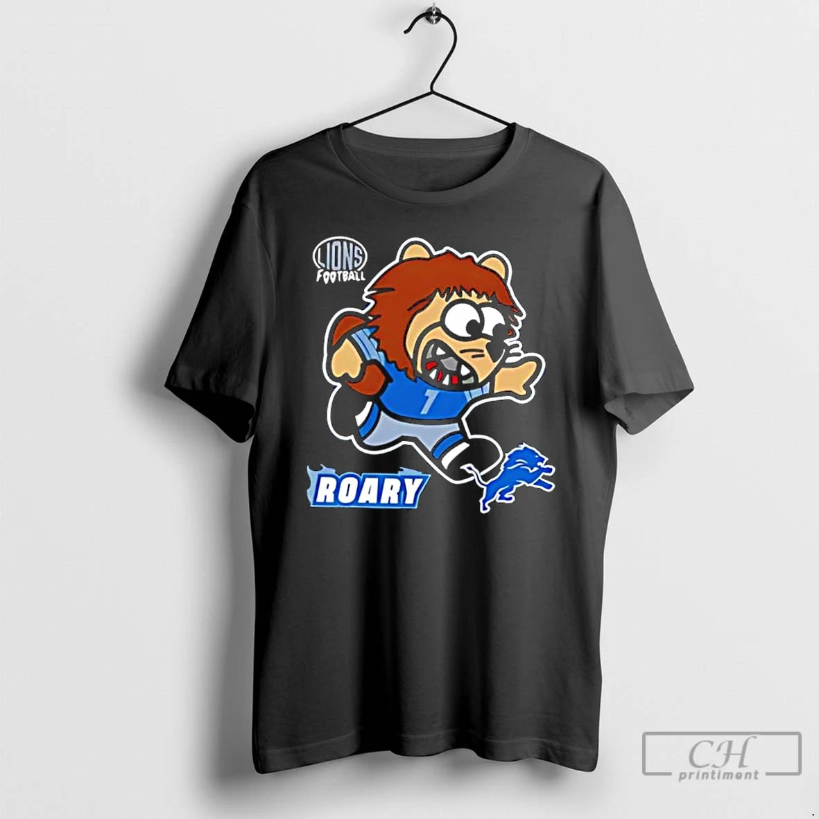 Classic Detroit Lions Football Roary Mascot Cartoon T-Shirts, Hoodie, Sweatshirt | InkRitualCo.com