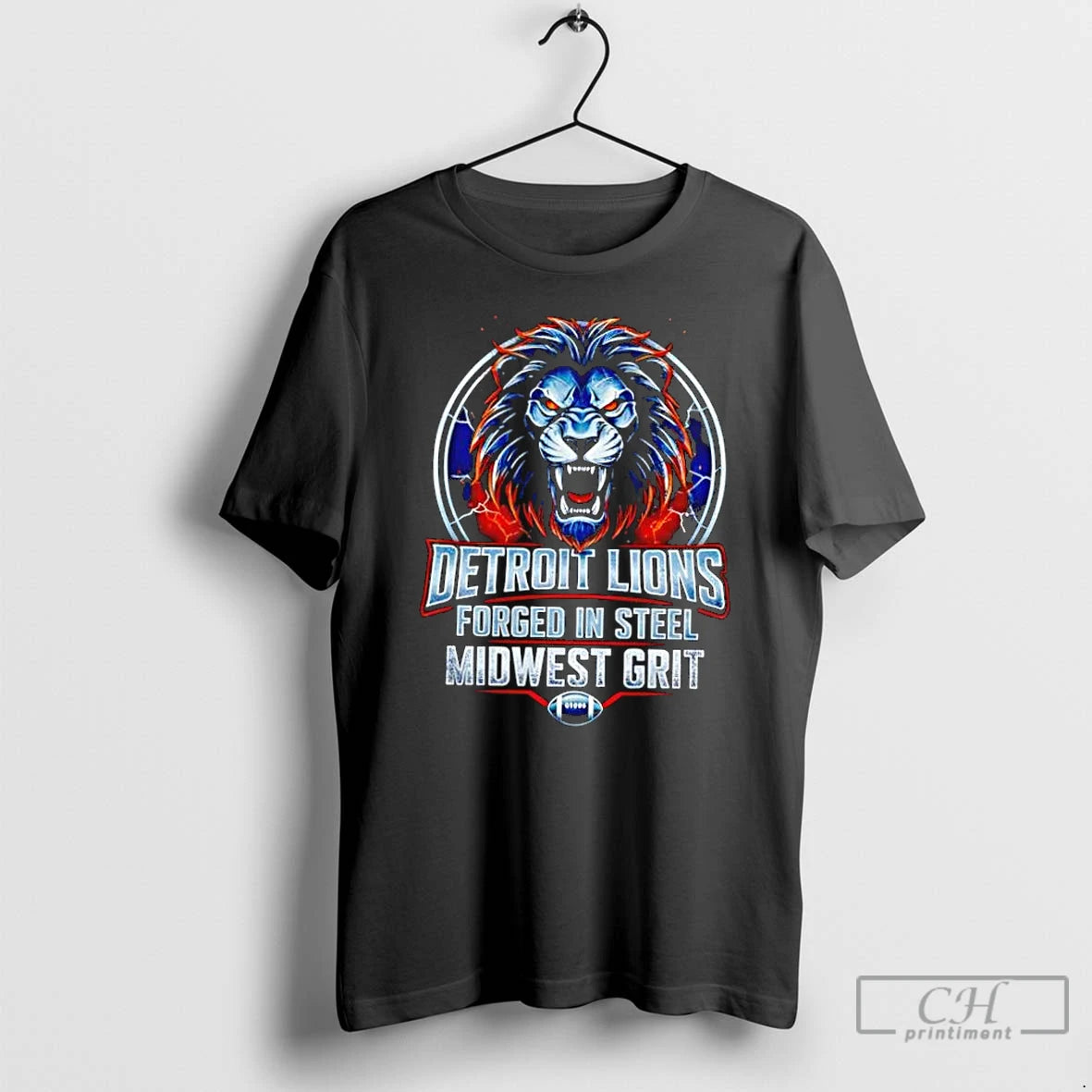 Classic Detroit Lions Forged In Steel Midwest Grit Football T-Shirts, Hoodie, Sweatshirt | InkRitualCo.com