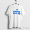 Classic Detroit Lions Hometown Support Girls Flag T-Shirts, Hoodie, Sweatshirt | InkRitualCo.com