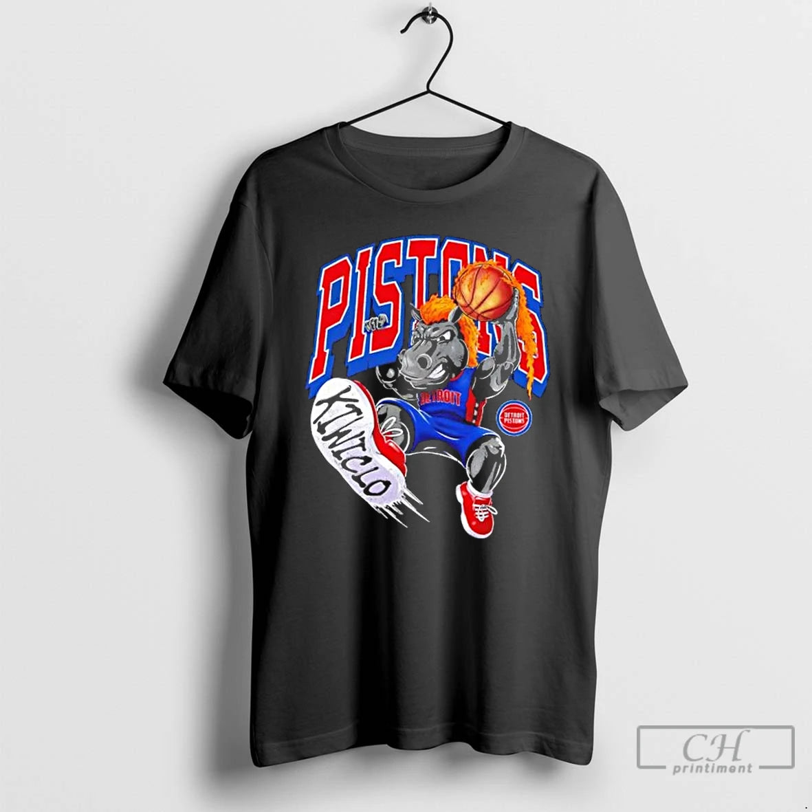 Classic Detroit Pistons Mascot Hooper Slam Basketball T-Shirts, Hoodie, Sweatshirt | InkRitualCo.com