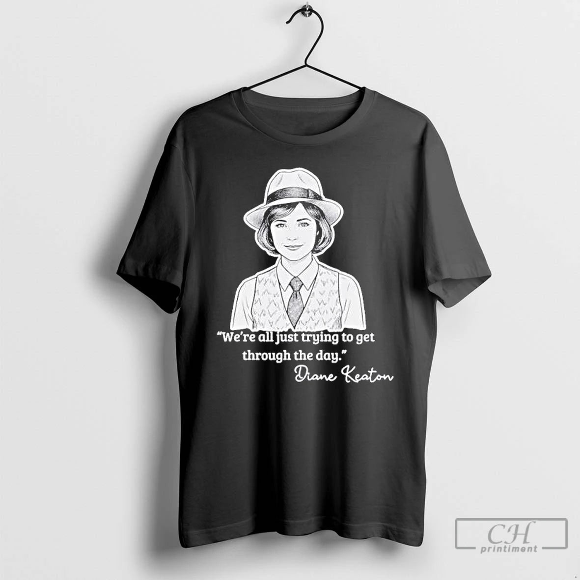 Classic Diane Keaton Annie Hall Style La Di Da Quote T Shirts Hoodie, Sweatshirt | InkRitualCo.com