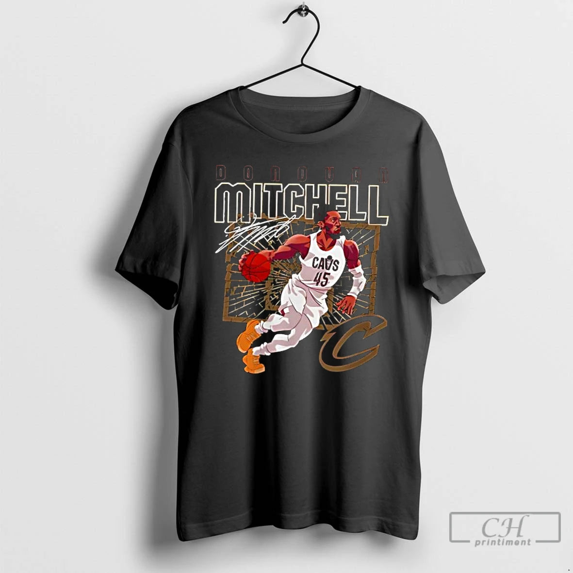 Classic Donovan Mitchell Cleveland Cavaliers Shattered Signature T-Shirts, Hoodie, Sweatshirt | InkRitualCo.com