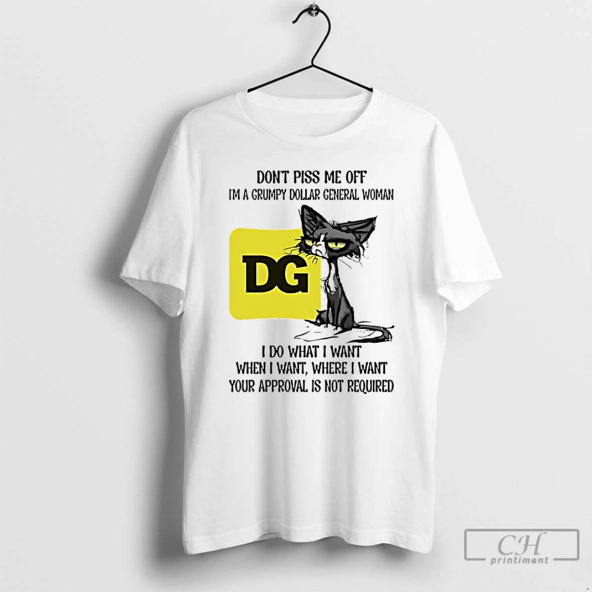 Classic Dont Piss Me Off Im A Grumpy Cat Dollar General Woman T Shirts Sweater Hoodie, Sweatshirt | InkRitualCo.com