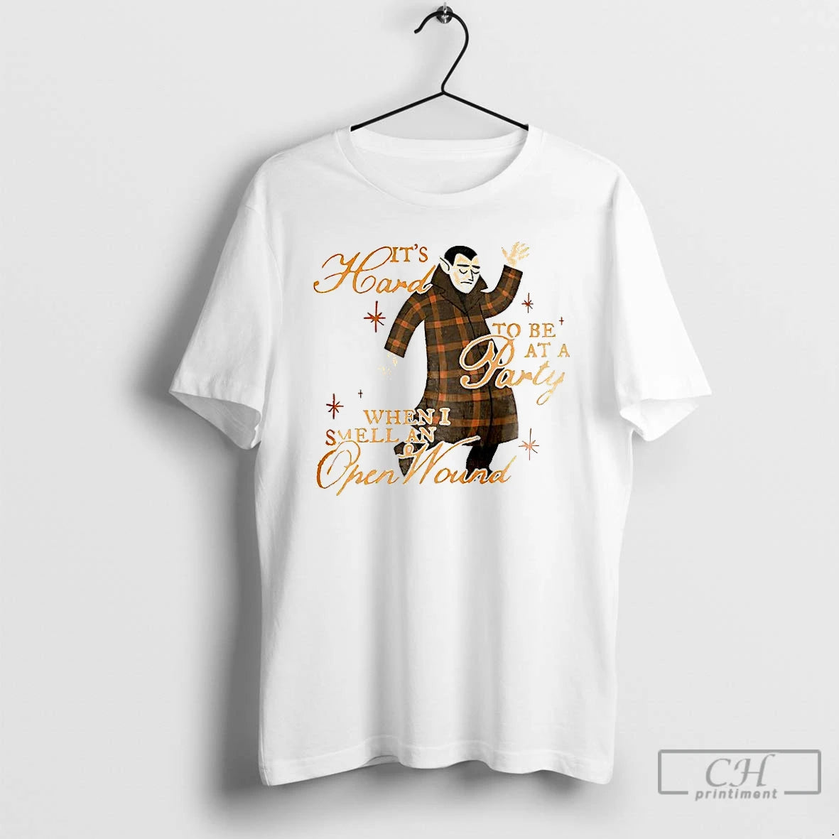 Classic Dracula Its Hard To Be At A Party When I Smell An Open Wound T-Shirts, Hoodie, Sweatshirt | InkRitualCo.com
