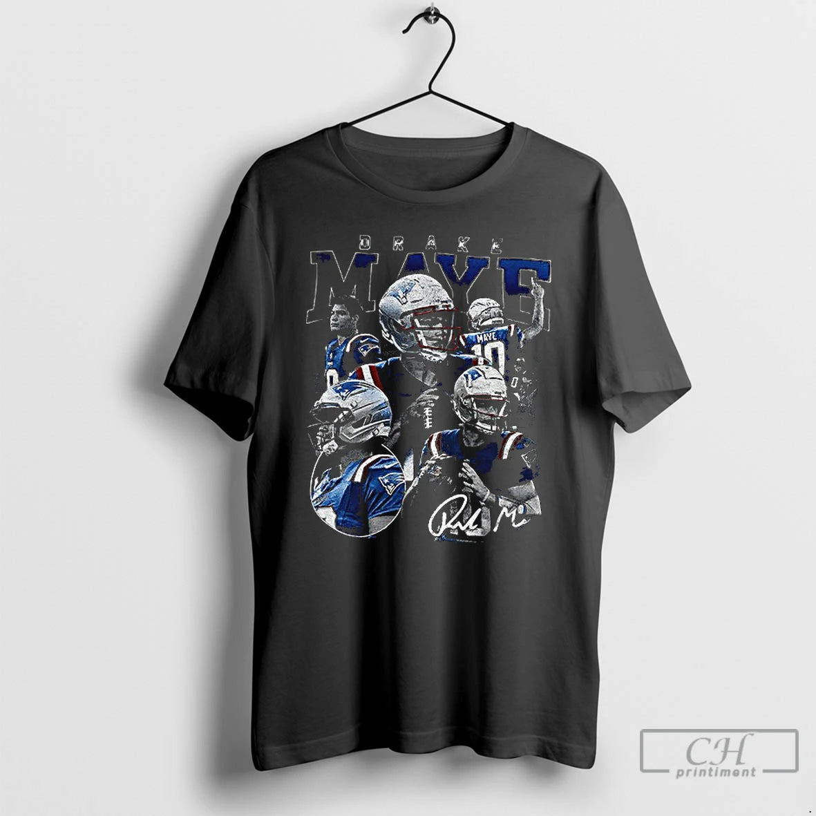 Classic Drake Maye Signature Unique Graphic T-Shirts, Hoodie, Sweatshirt | InkRitualCo.com
