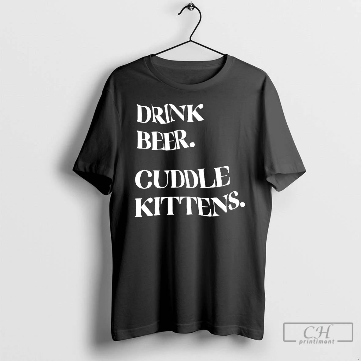 Classic Drink Beer Cuddle Kittens T Shirts Hoodie, Sweatshirt | InkRitualCo.com
