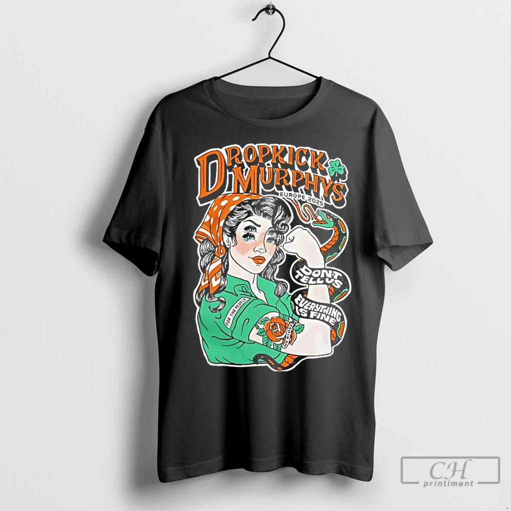Classic Dropkick Murphys Europe Fall 2 Sided T-Shirts, Hoodie, Sweatshirt | InkRitualCo.com
