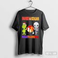 Classic Family Dollar X Grinch And Jack Skellington Friends Fist Bump Happy Hallothanksmas T Shirts Hoodie, Sweatshirt