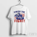 Classic Finish The Fight America Flag T-Shirts, Hoodie, Sweatshirt | InkRitualCo.com