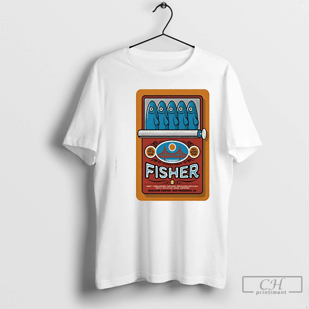 Classic Fisher In San Francisco Ca On Dec 19 20 2025 T-Shirts, Hoodie, Sweatshirt | InkRitualCo.com