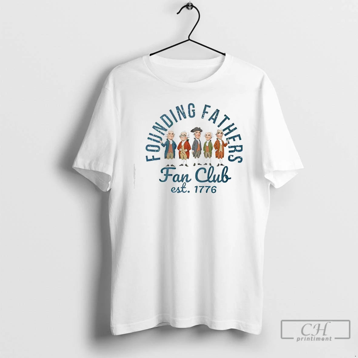 Classic Founding Fathers Fan Club Est 1776 T-Shirts, Hoodie, Sweatshirt | InkRitualCo.com
