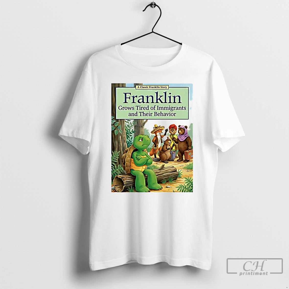 Classic Franklin Grows Tired Of Immigrants And Their Behavior T-Shirts, Hoodie, Sweatshirt | InkRitualCo.com
