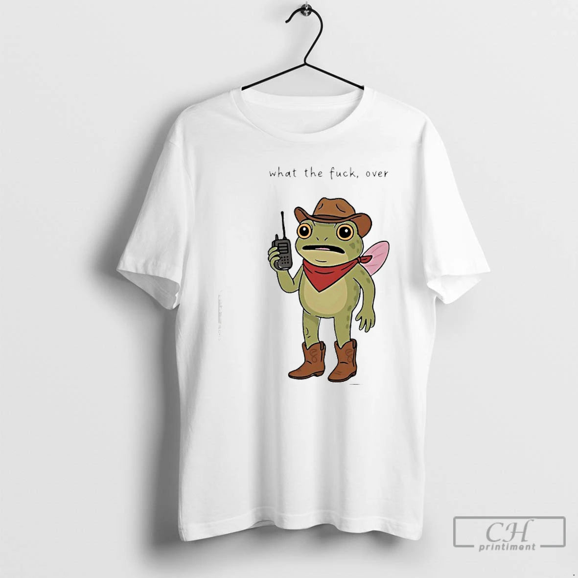 Classic Frog Cowboy What The Fuck Over T Shirts Hoodie, Sweatshirt | InkRitualCo.com