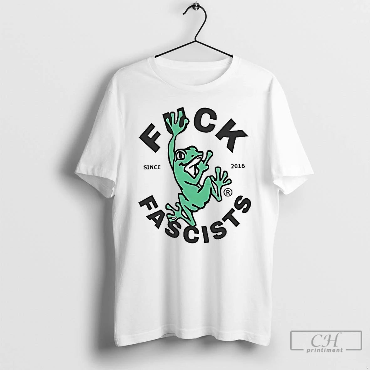 Classic Frog Fuck Fascists Since 2016 T Shirts Hoodie, Sweatshirt | InkRitualCo.com