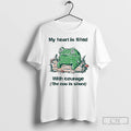 Classic Frog My Heart Is Filled With Courage The Cou Is Silent T Shirts Sweater Hoodie, Sweatshirt | InkRitualCo.com