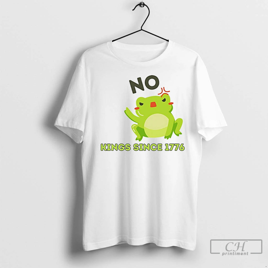Classic Frog Protest No Kings 1776 America Patriotic T-Shirts, Hoodie, Sweatshirt | InkRitualCo.com