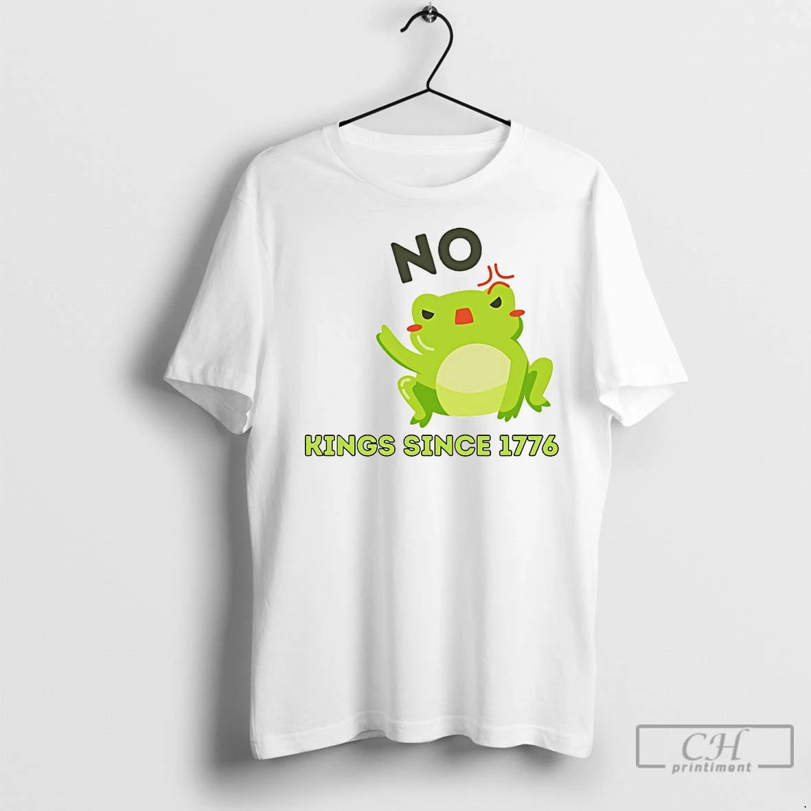 Classic Frog Protest No Kings 1776 America Patriotic T-Shirts, Hoodie, Sweatshirt | InkRitualCo.com