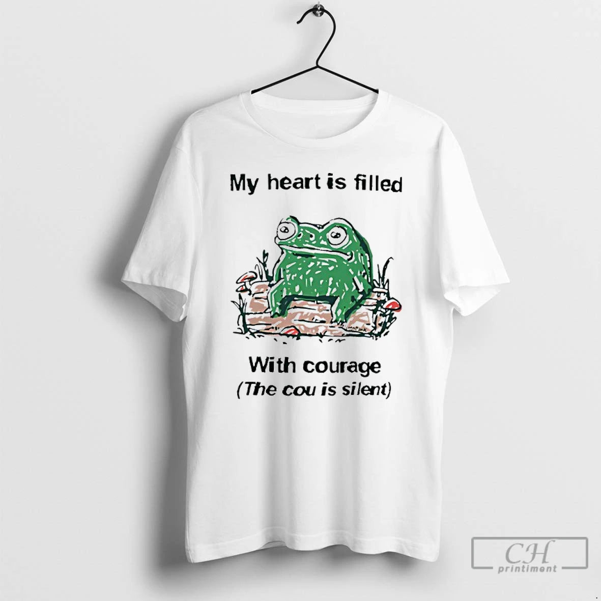 Classic Frog Rage My Heart Is Filled With Courage The Cou Is Silent T Shirts Hoodie, Sweatshirt | InkRitualCo.com