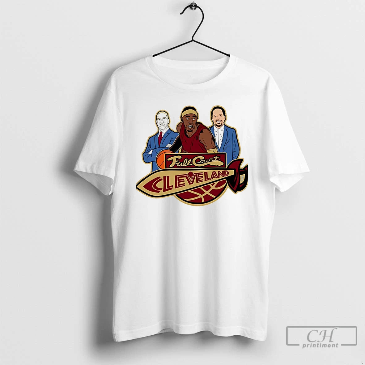 Classic Full Court Cleveland Caricature Christmas T-Shirts, Hoodie, Sweatshirt | InkRitualCo.com