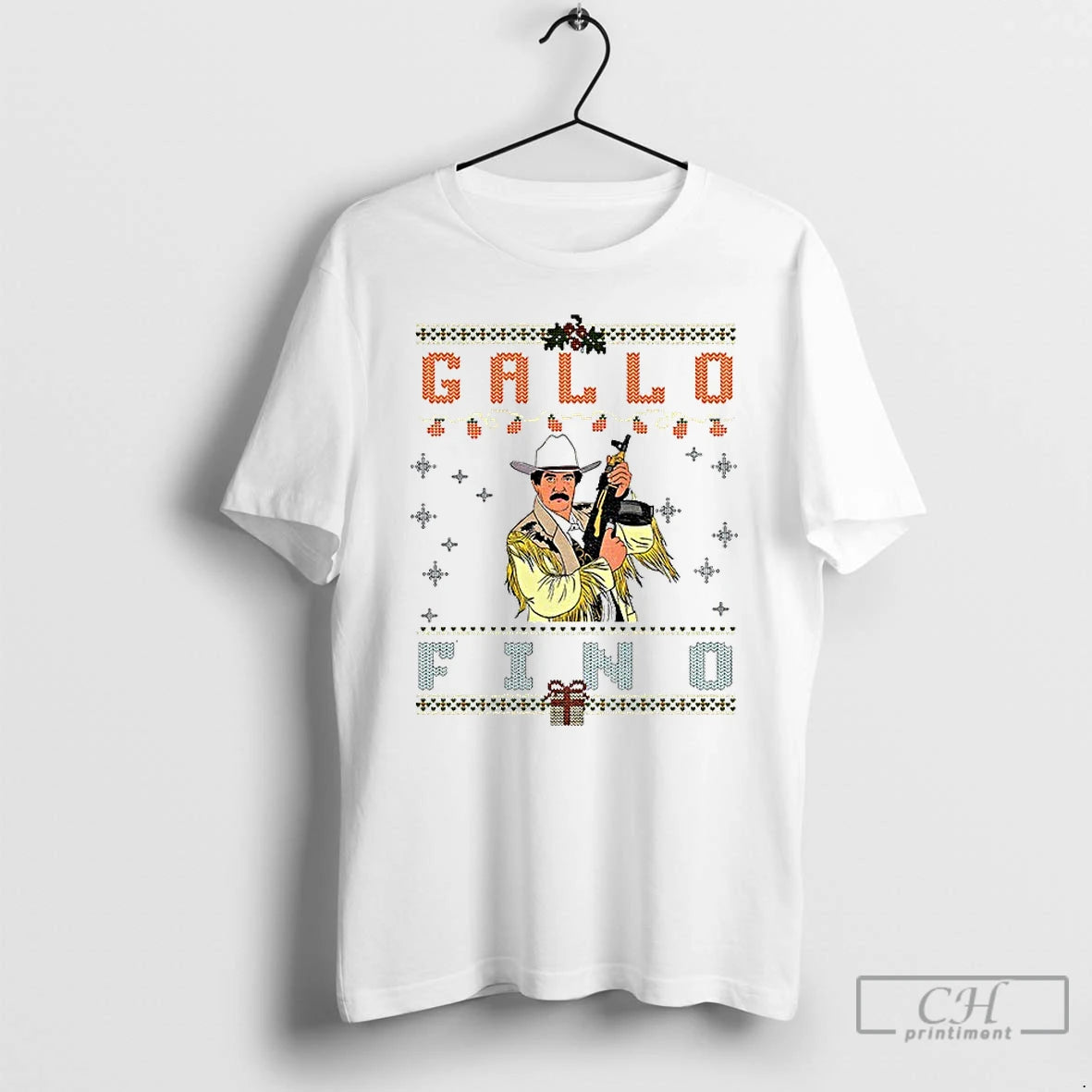 Classic Gallo Fino Mexican Cowboy Mexican Corrido Merry Christmas T-Shirts, Hoodie, Sweatshirt | InkRitualCo.com