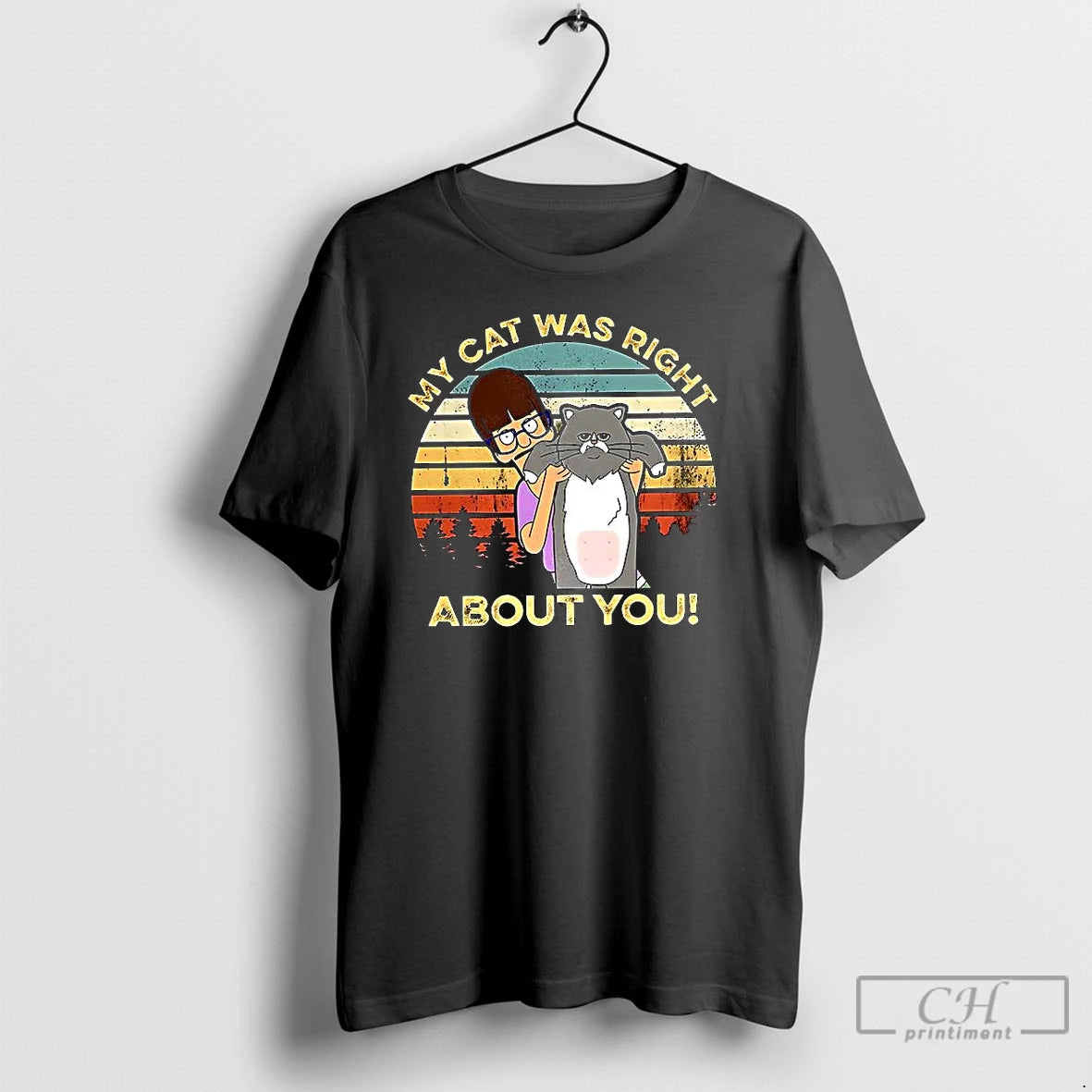 Classic Gayle Tales My Cat Was Right About You Cartoon Vintage T-Shirts, Hoodie, Sweatshirt | InkRitualCo.com