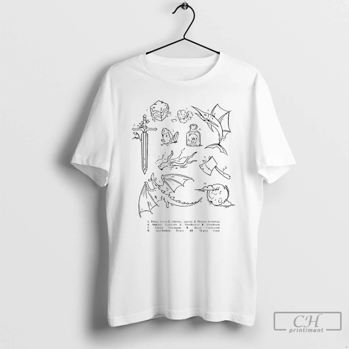 Classic Geminitay Research Prima Terra Gladius Lignens Prunus Serrulata T Shirts Hoodie, Sweatshirt | InkRitualCo.com