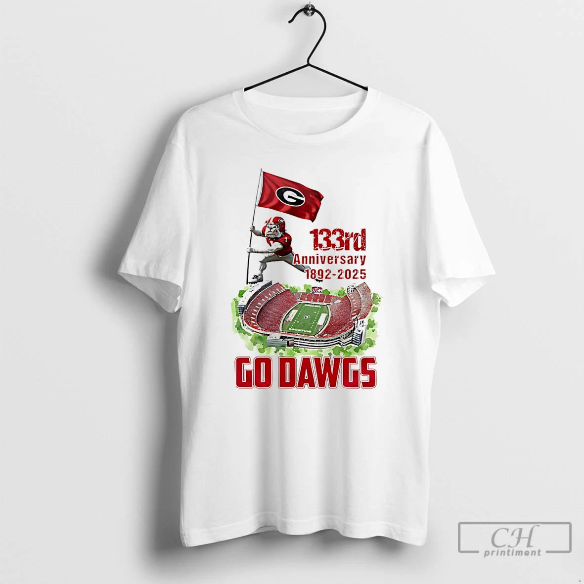 Classic Georgia Bulldogs 133rd Anniversary 1892 2025 Go Dawgs Mascot T-Shirts, Hoodie, Sweatshirt | InkRitualCo.com