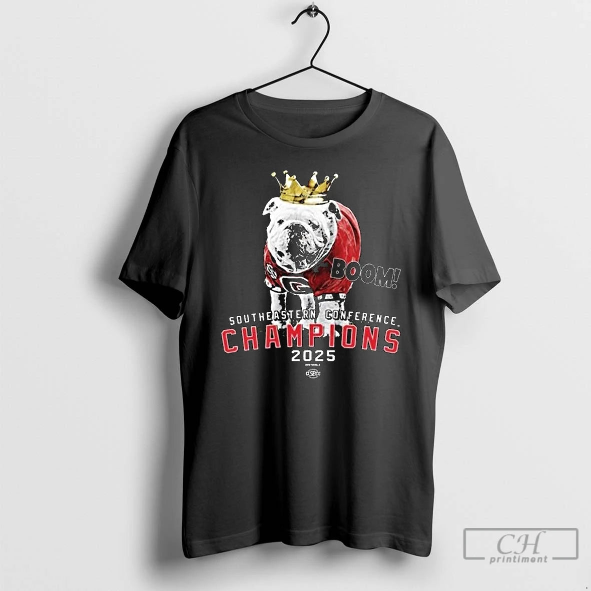 Classic Georgia Bulldogs Boom 2025 Sec Championship Uga The King T-Shirts, Hoodie, Sweatshirt | InkRitualCo.com