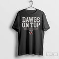 Classic Georgia Bulldogs Dawgs On Top 2025 Cfp Team Slogan T-Shirts, Hoodie, Sweatshirt | InkRitualCo.com