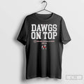 Classic Georgia Football 2025 Cfp Dawgs On Top Slogan T-Shirts, Hoodie, Sweatshirt | InkRitualCo.com