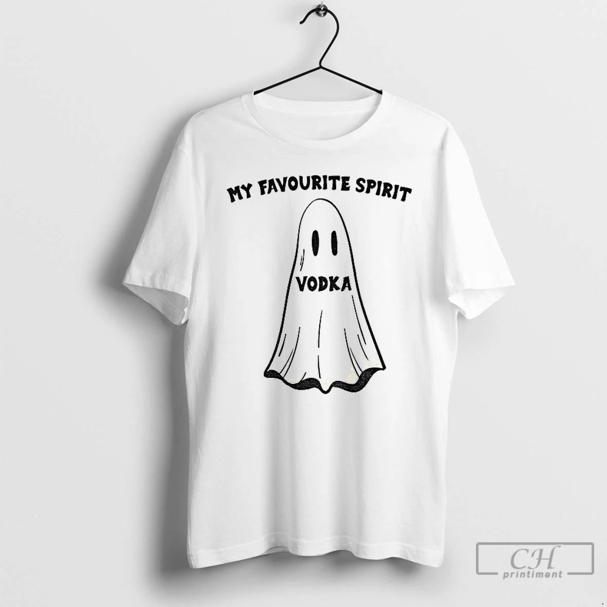 Classic Ghost My Favourite Spirit Vodka Halloween T Shirts Hoodie, Sweatshirt | InkRitualCo.com
