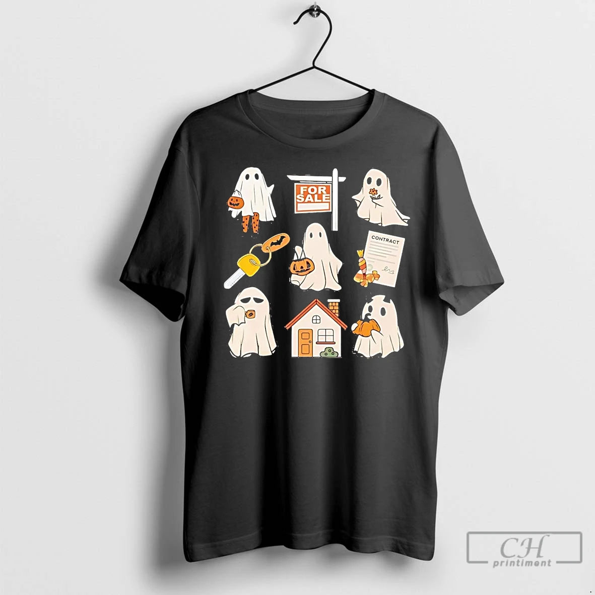 Classic Ghost Real Estate Halloween T-Shirts, Hoodie, Sweatshirt | InkRitualCo.com