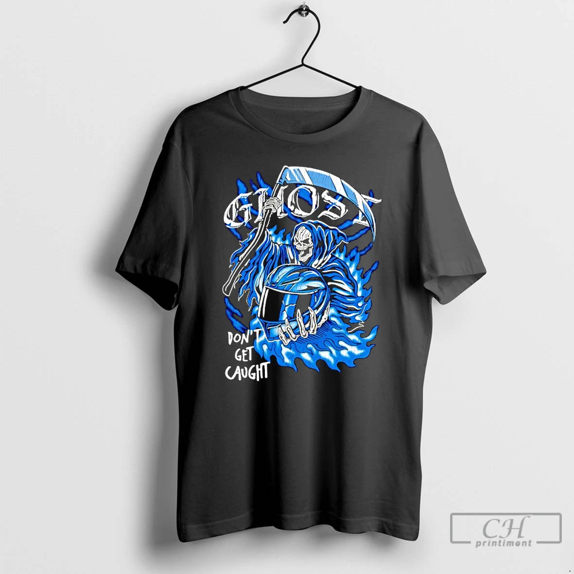 Classic Ghostracing The Reaper Dont Get Caught T-Shirts, Hoodie, Sweatshirt | InkRitualCo.com