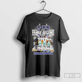 Classic God First Family Second Then Dallas Cowboys Super Bowls City Skyline Signatures T Shirts Hoodie, Sweatshirt
