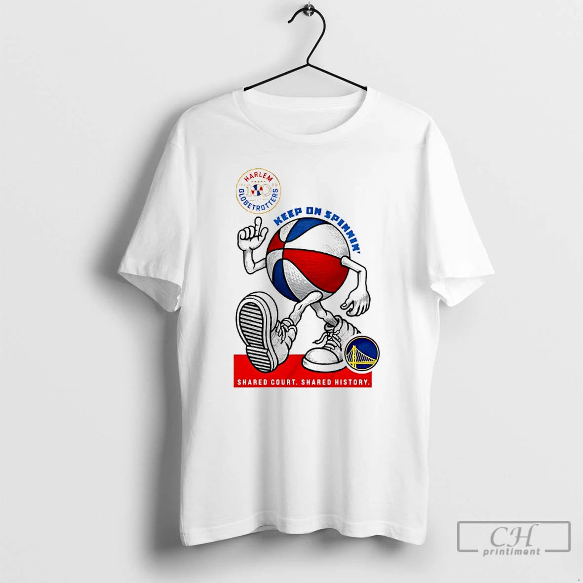 Classic Golden State Warriors X Harlem Globetrotters Keep On Spinning T-Shirts, Hoodie, Sweatshirt | InkRitualCo.com