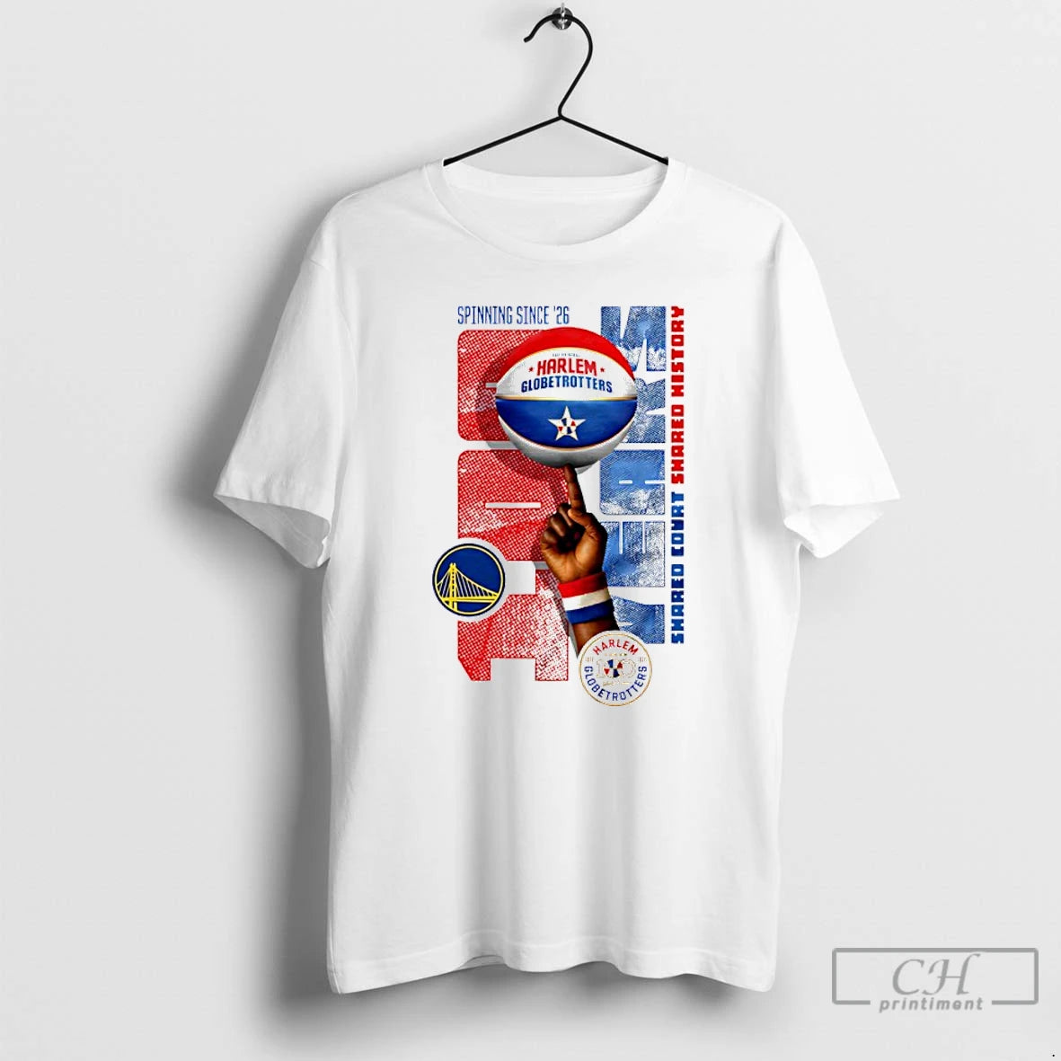 Classic Golden State Warriors X Harlem Globetrotters Spinning Since 26 T-Shirts, Hoodie, Sweatshirt | InkRitualCo.com