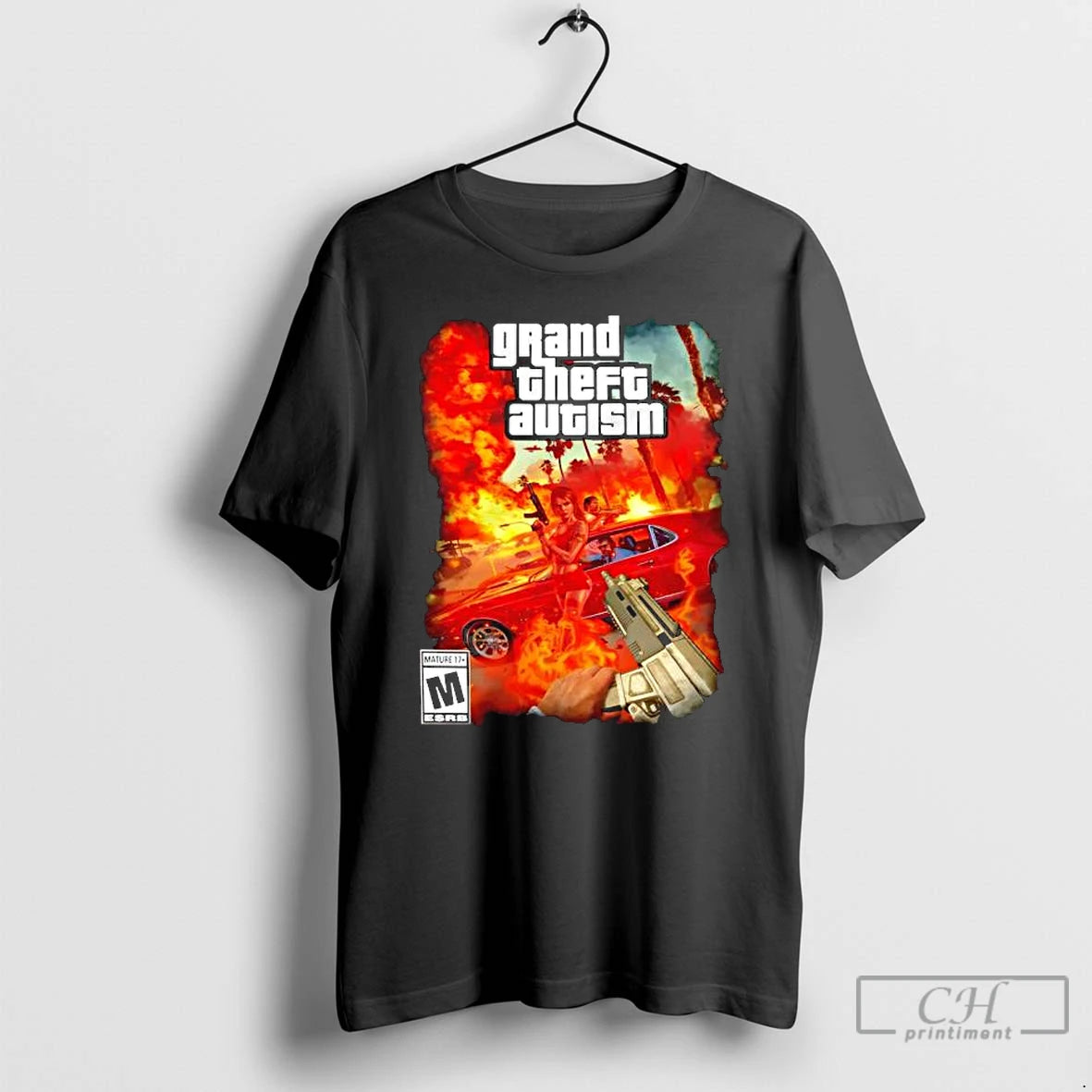 Classic Grand Theft Autism Grand Theft Auto T-Shirts, Hoodie, Sweatshirt | InkRitualCo.com