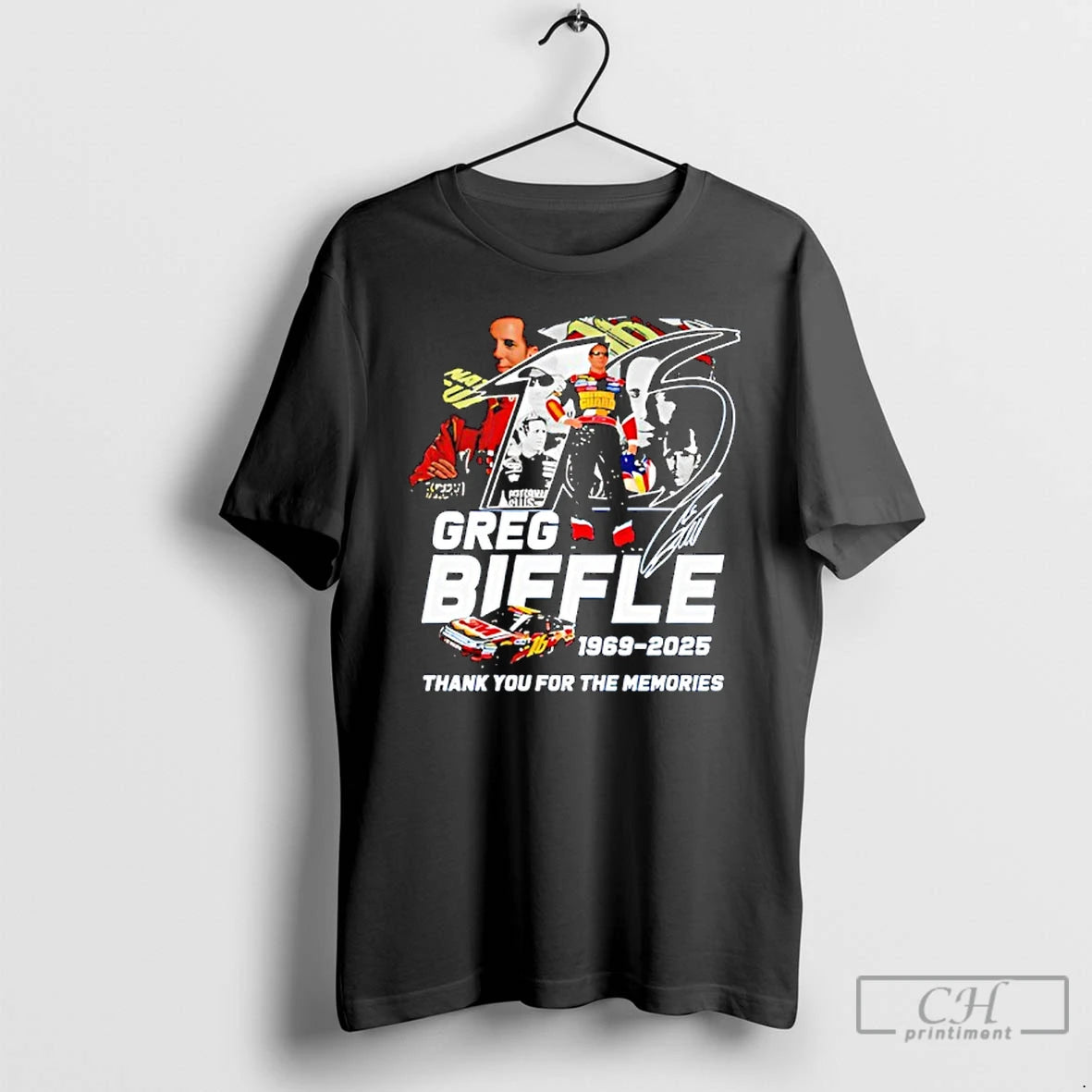 Classic Greg Biffle Thank You For The Memories 1969 2025 Signature T-Shirts, Hoodie, Sweatshirt | InkRitualCo.com