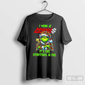 Classic Grinch Christmas Tree I Work At Advance Auto Parts Its Fine Everything Is Fine T-Shirts, Hoodie, Sweatshirt