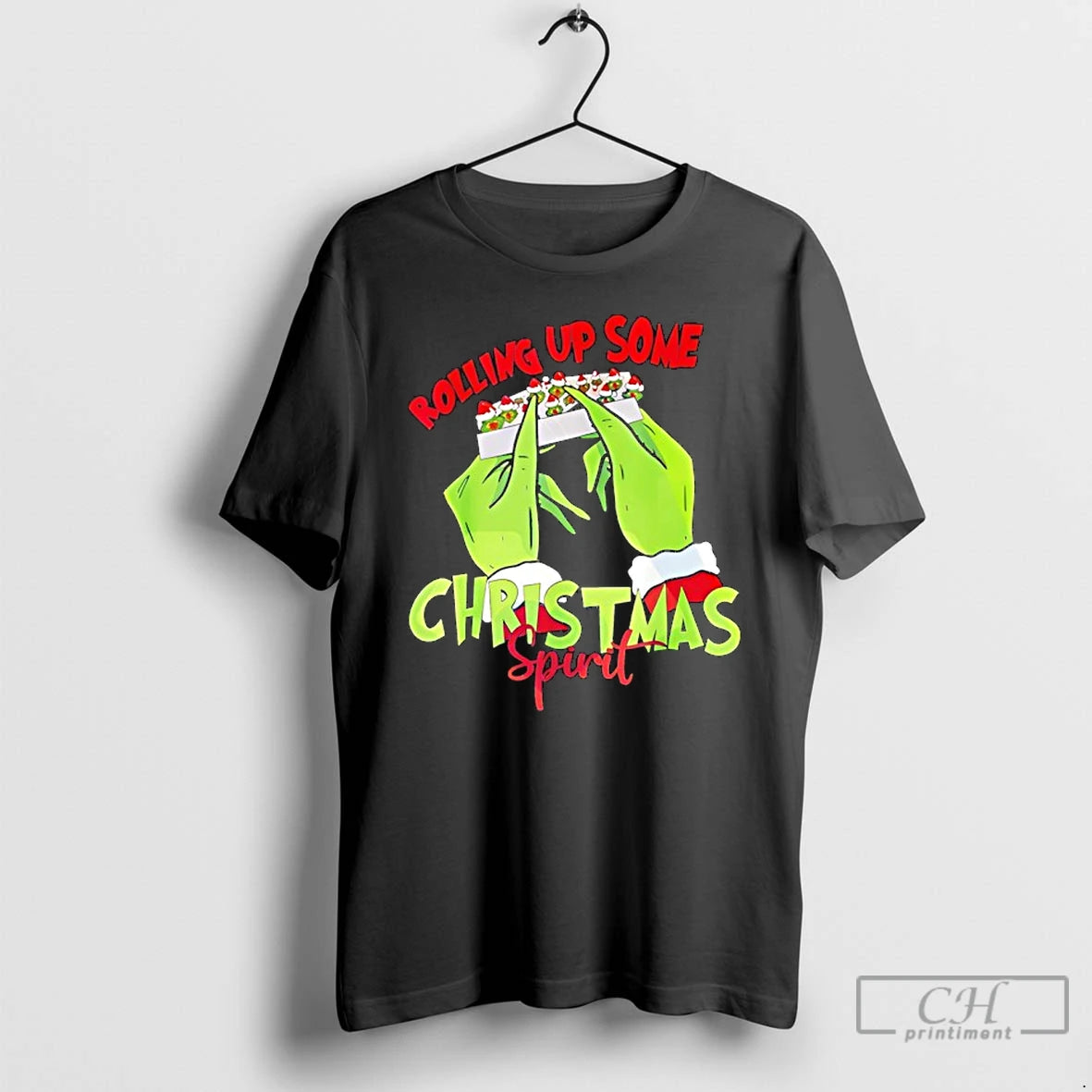 Classic Grinch Hands Rolling Joint Christmas Spirit T-Shirts, Hoodie, Sweatshirt | InkRitualCo.com
