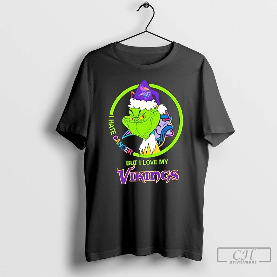 Classic Grinch I Hate Cancer But I Love My Minnesota Vikings Football T Shirts Hoodie, Sweatshirt | InkRitualCo.com
