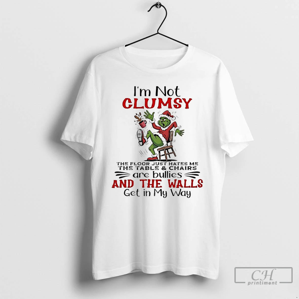 Classic Grinch Im Not Clumsy Christmas 2025 T-Shirts, Hoodie, Sweatshirt | InkRitualCo.com